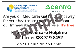 sample of information card